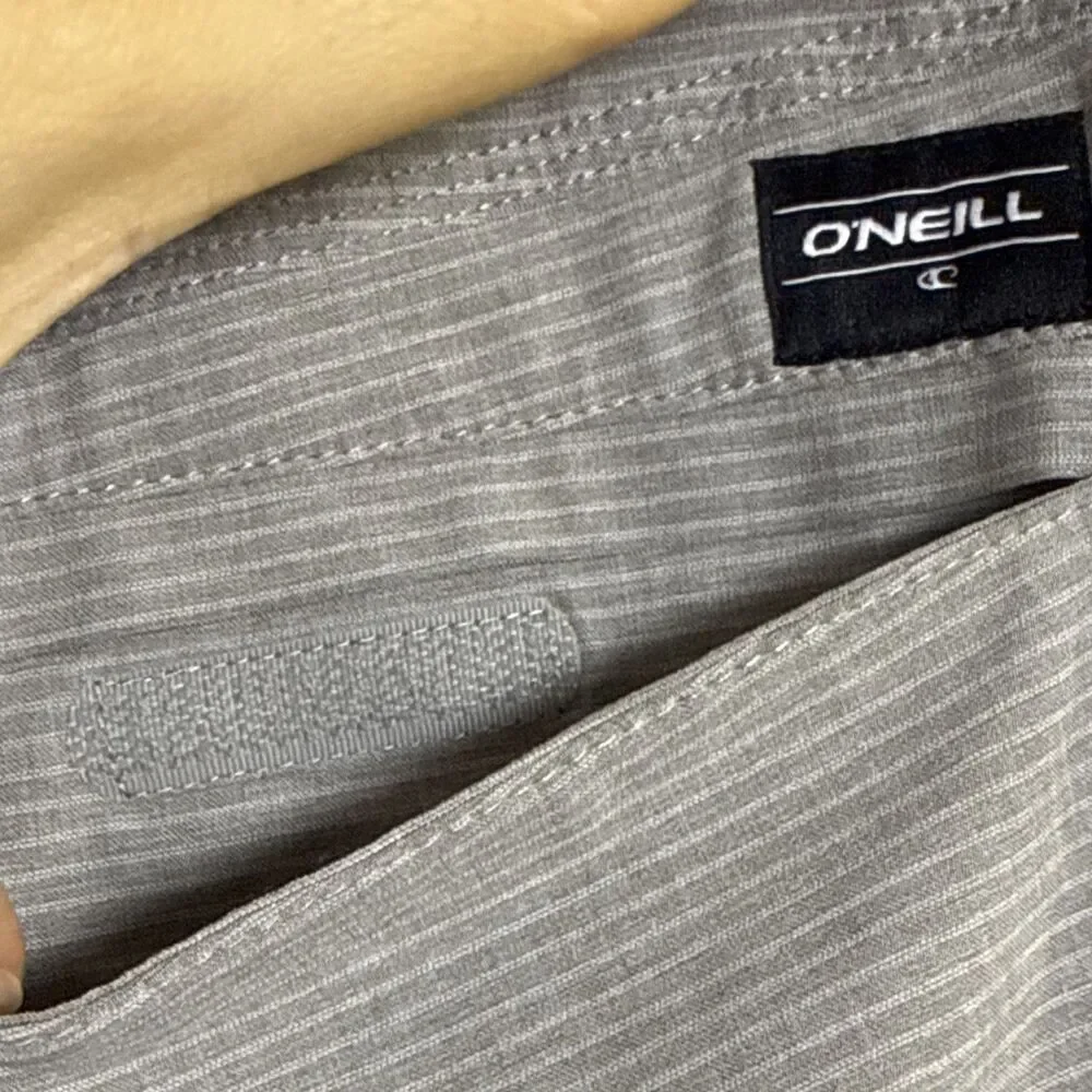 O'Neill Men's Crossover Hybrid Shorts Size 38 Gray Quick Dry Chino NWT - Picture 6 of 9